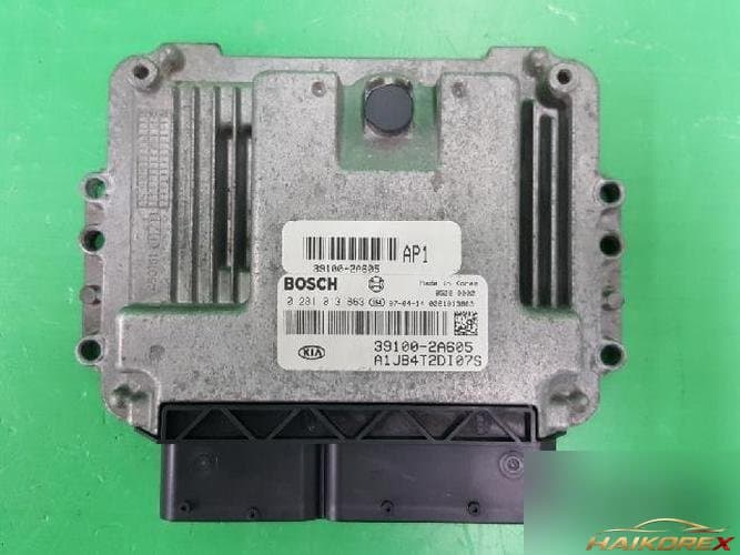 Kia Pride 2007 — блок управления двигателем ECU 391002A605