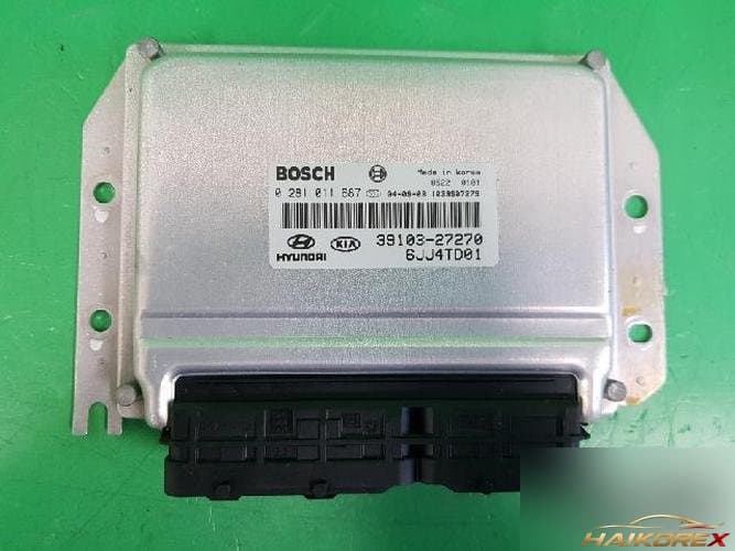 Hyundai Tucson 2004 — блок управления двигателем ECU 39103 27270 1