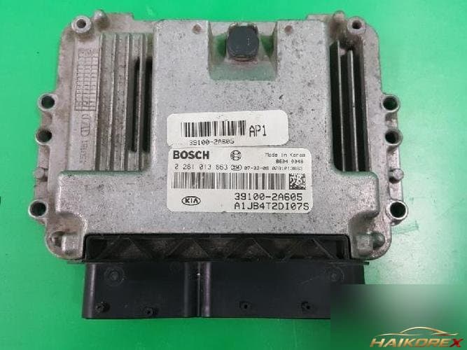 Kia Pride 2007 — блок управления двигателем ECU 391002A605