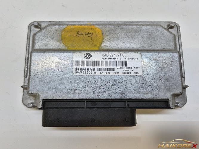 Volkswagen Touareg 2003 — блок управления двигателем OAC927771B