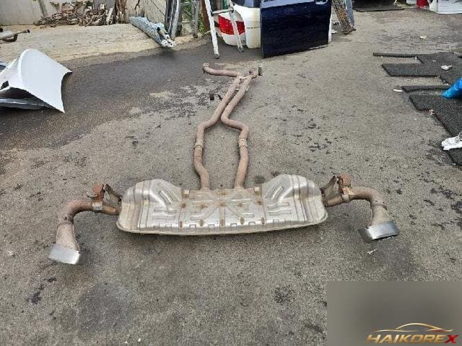 Porsche Cayenne 2010 — глушитель (мuffler)