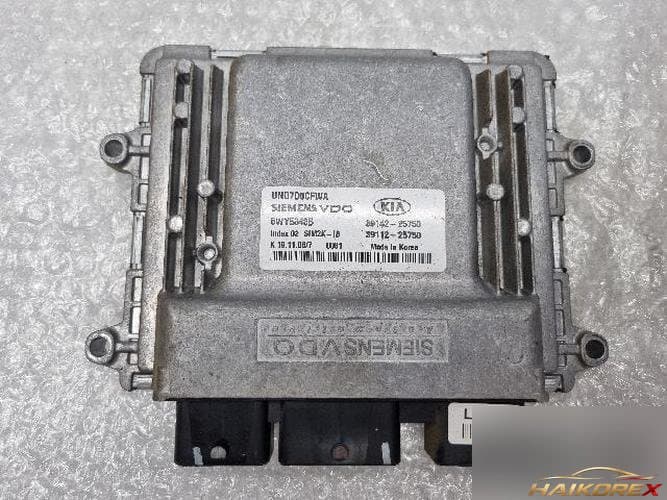 Kia Carens 2007 — блок управления двигателем ECU 39142-25750