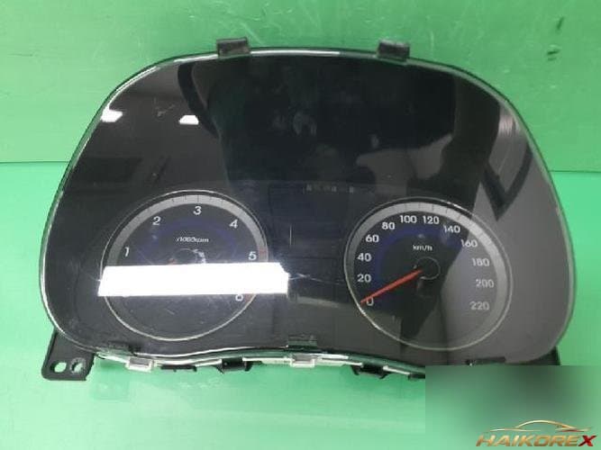 Hyundai Accent 2014 — комбинация приборов