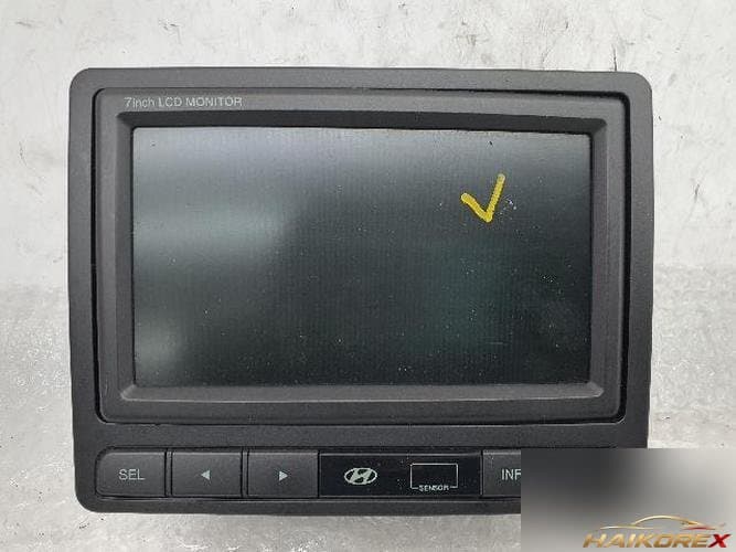 Hyundai Equus 2007 — монитор второго ряда заднего сиденья 96565-3B450JU