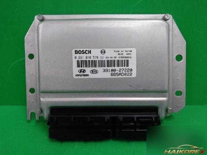 Hyundai Santa Fe 2004 — блок управления двигателем ECU 3910027220