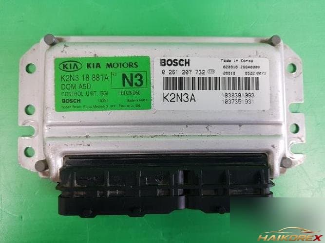 Kia Spectra 2002 — блок управления двигателем ECU 0K2N318881A