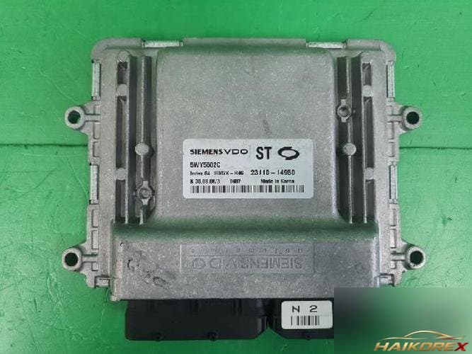Renault SM5 2007 — блок управления двигателем ECU 23110 14950 3
